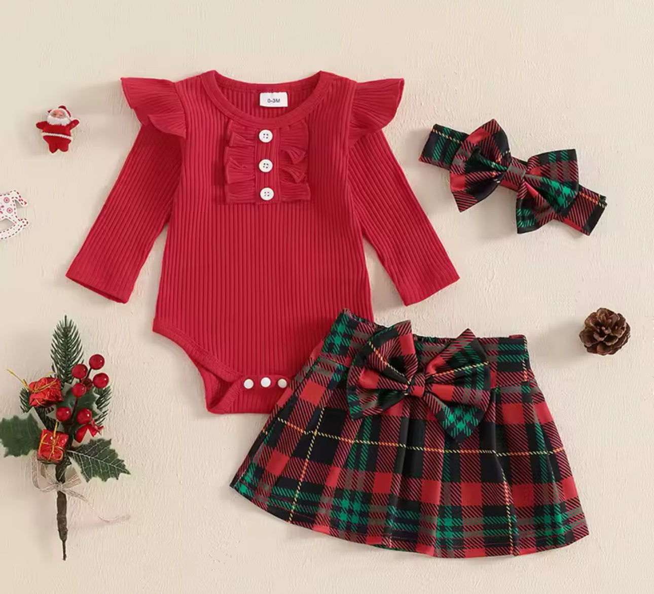 Christmas Plaid Set