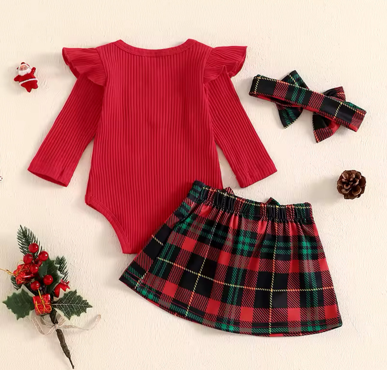 Christmas Plaid Set